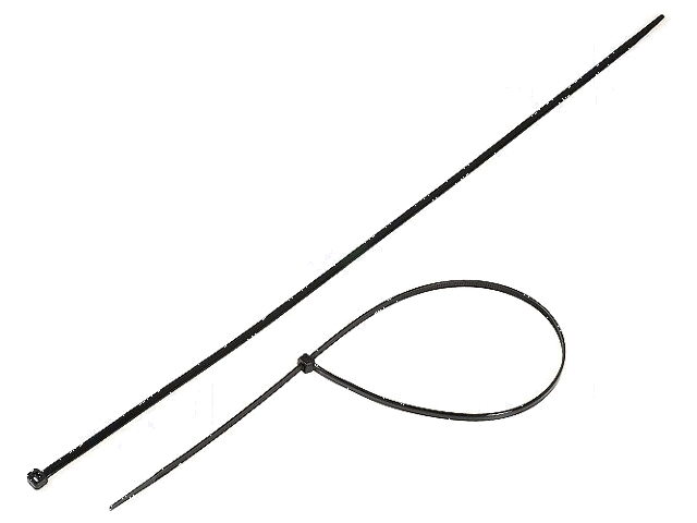 Kabelbinder; L: 450mm; W: 4,8mm; polyamide; 215,5N; zwart Kabelbinder; L: 450mm; W: 4,8mm; polyamide; 215,5N; zwart